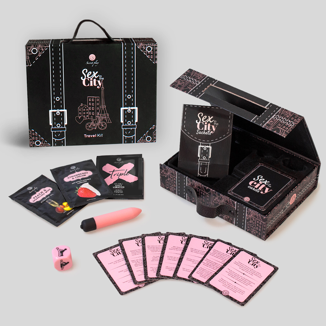JOGO SEX IN THE CITY KIT DE VIAGEM ES-EN-DE-FR-NL-PT SECRET PLAY 1