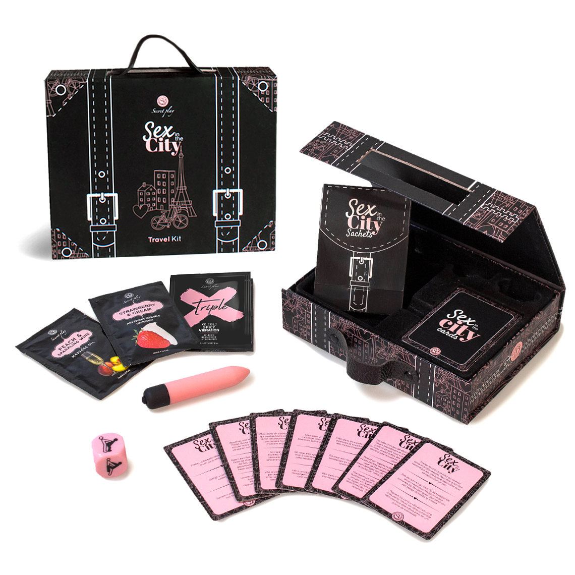 JOGO SEX IN THE CITY KIT DE VIAGEM ES-EN-DE-FR-NL-PT SECRET PLAY 4