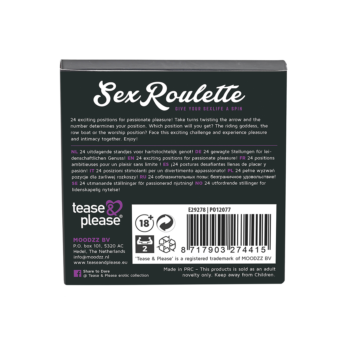 JOGO SEX ROULETTE KAMASUTRA NL-DE-EN-FR-ES-IT-PL-RU-SE-NO 4