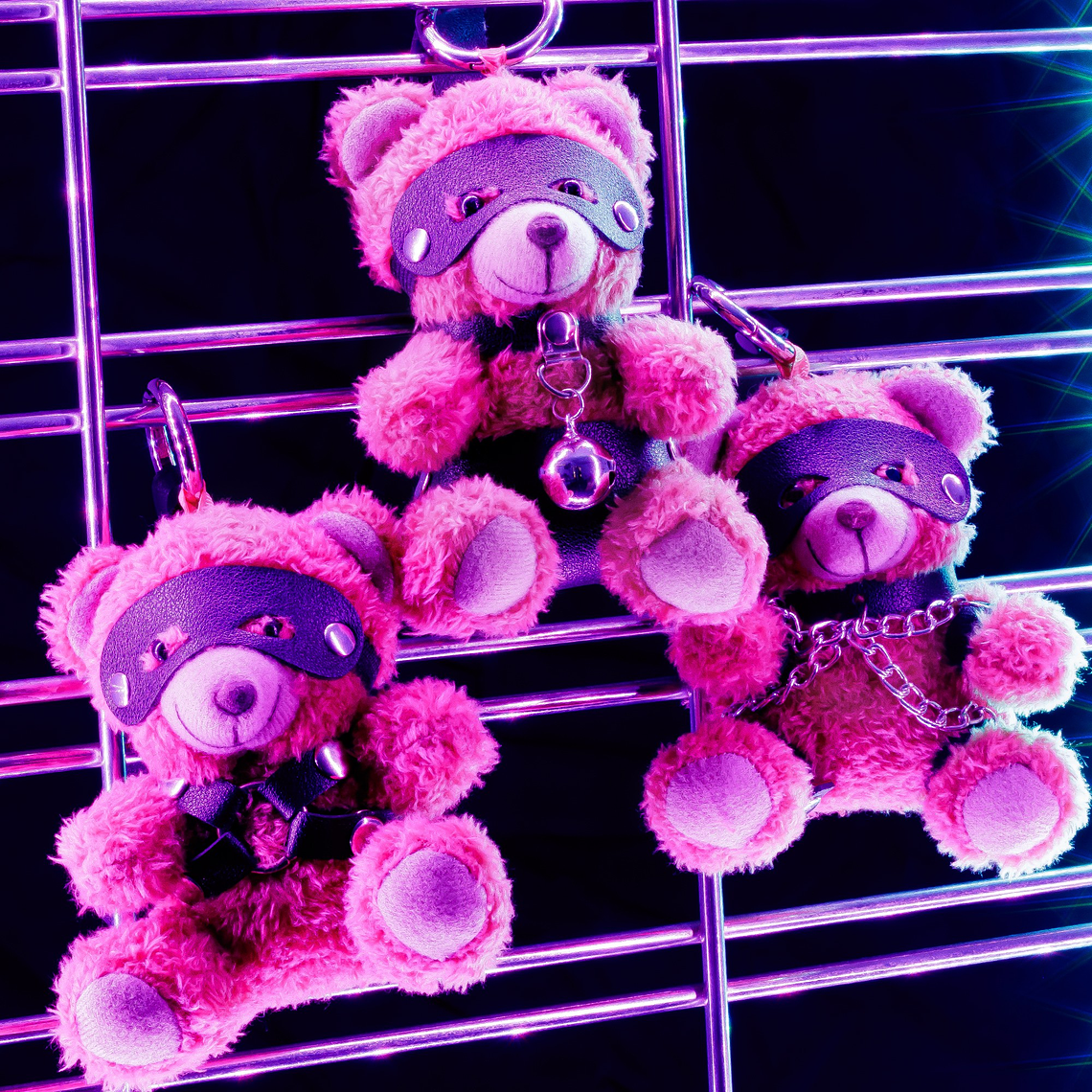 PORTA CHAVES URSO CRUSHITO COM CORRENTES CRUSHIOUS 8