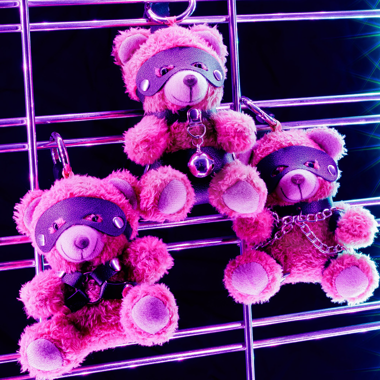 PORTA CHAVES URSO CRUSHITO COM CORRENTES CRUSHIOUS 8