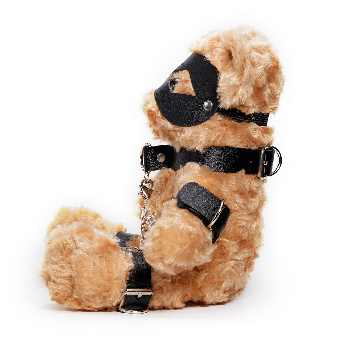 URSO DE PELÚCIA BONDAGE CRUSHITO PRETO 31CM CRUSHIOUS 2