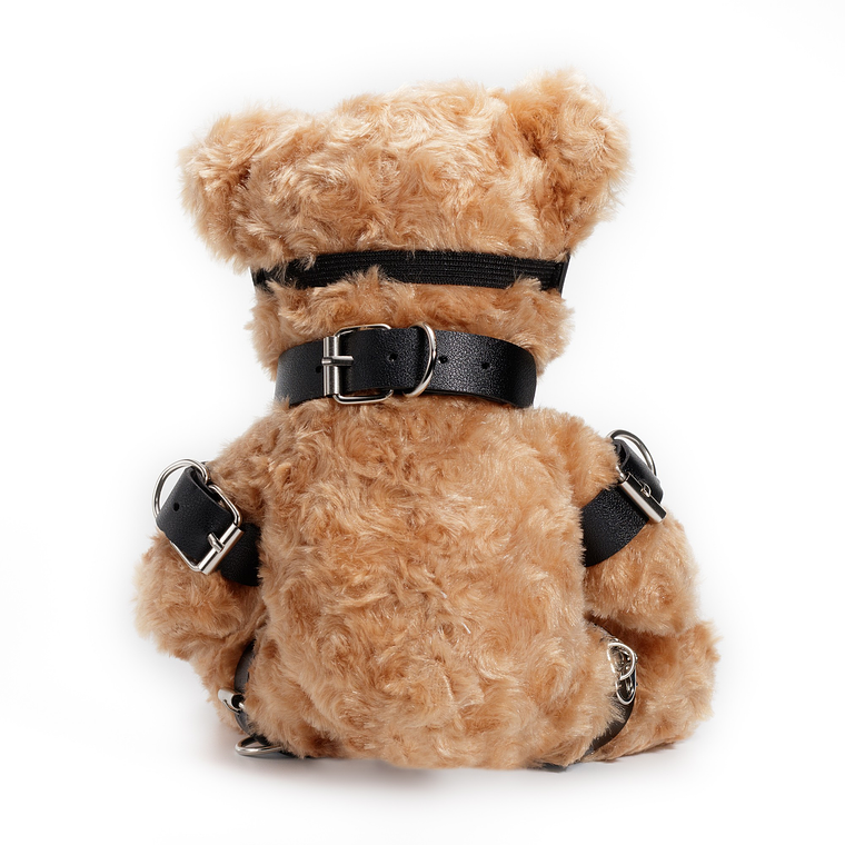 URSO DE PELÚCIA BONDAGE CRUSHITO PRETO 31CM CRUSHIOUS 3