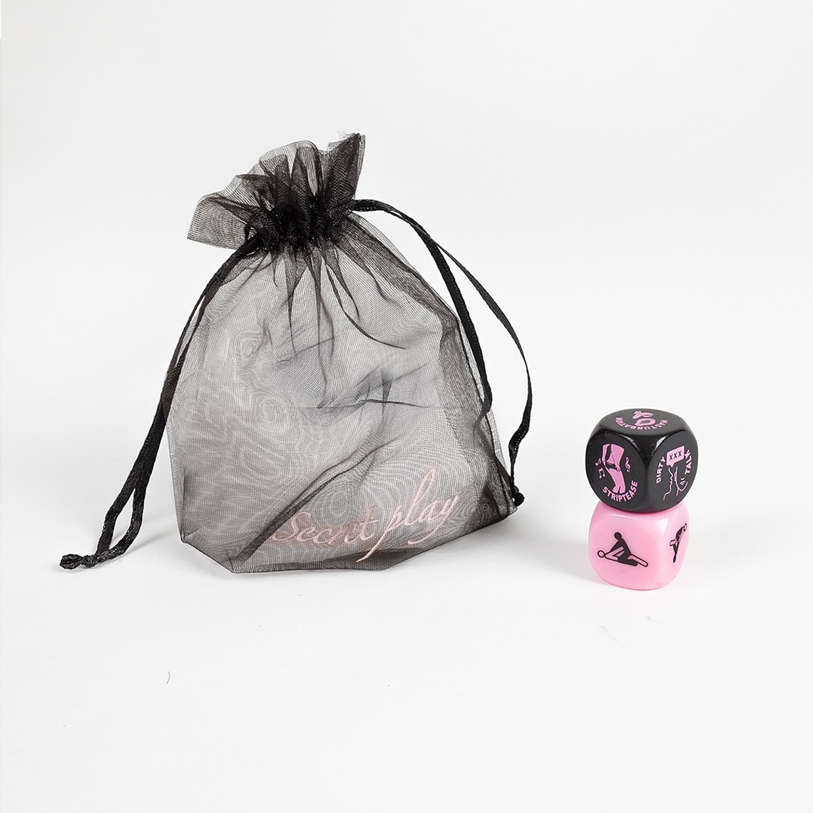 CONJUNTO 2 DADOS FOREPLAY FANATICS! DICE LOVERS! SECRET PLAY 2