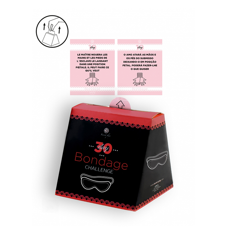 JOGO 30 DAY BONDAGE CHALLENGE EM PORTUGUÊS E FRANCÊS SECRET PLAY 1