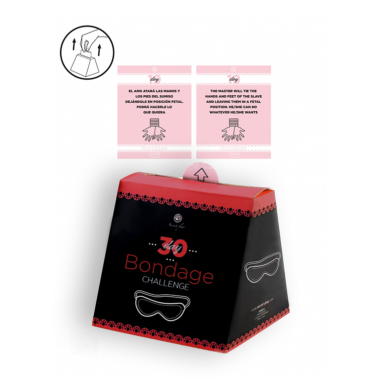 JOGO 30 DAY BONDAGE CHALLENGE EM INGLÊS E ESPANHOL SECRET PLAY 1