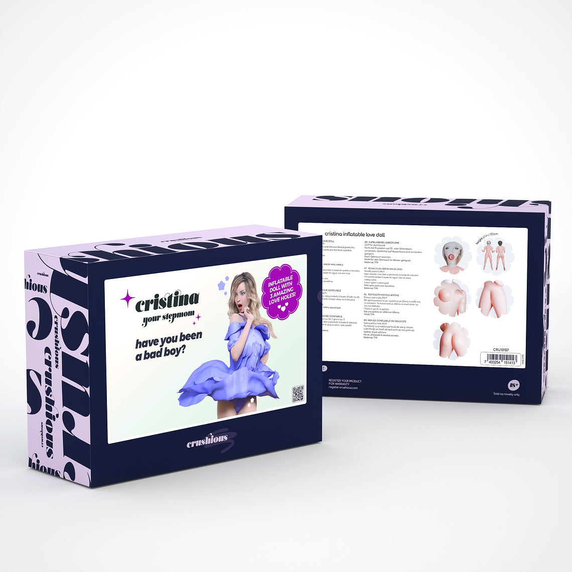 CRISTINA A MADRASTA BONECA INSUFLÁVEL LOIRA CRUSHIOUS 10