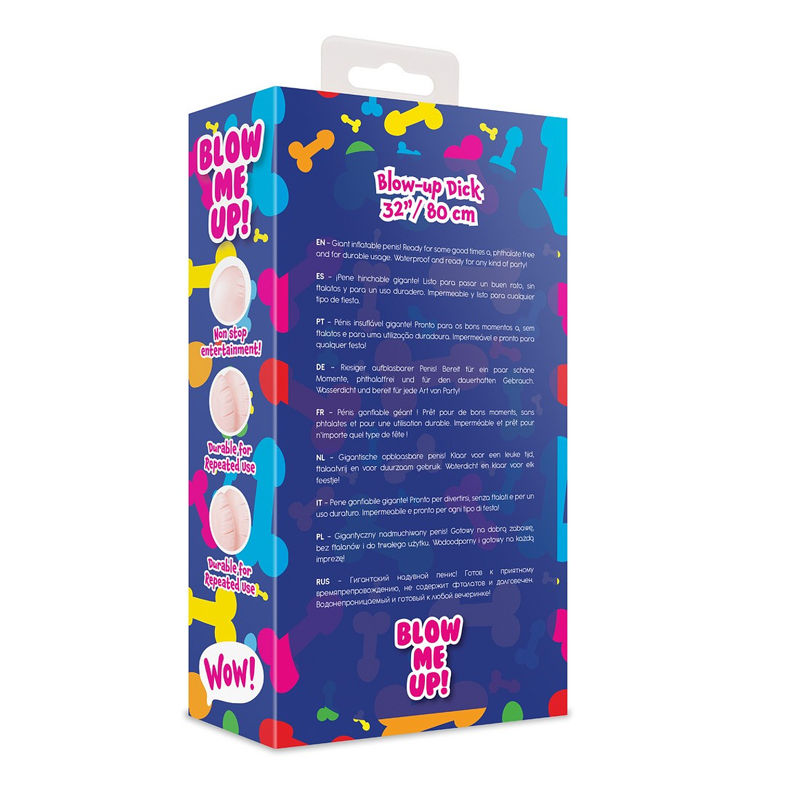 PÉNIS INSUFLÁVEL GIGANTE 32''/ 80 CM S-LINE 3