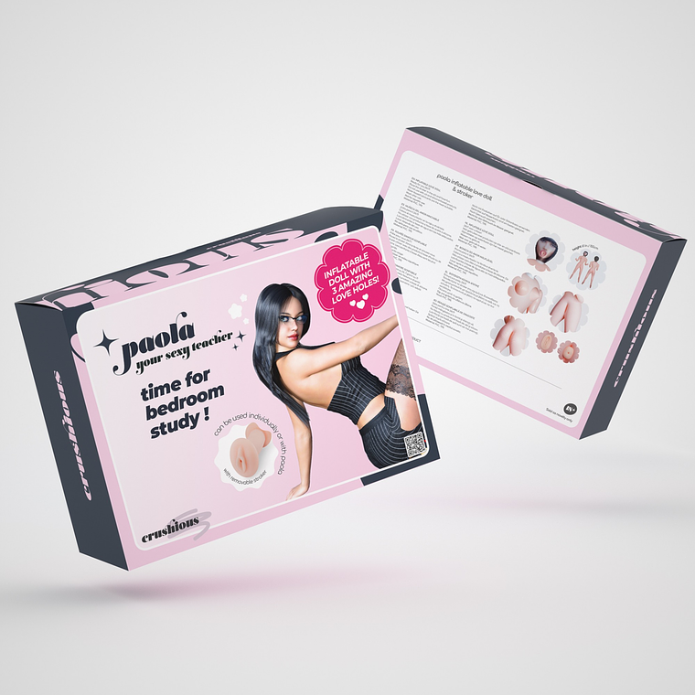 PAOLA A PROFESSORA BONECA INSUFLÁVEL COM MASTURBADOR CRUSHIOUS 15