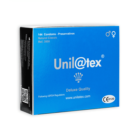 CAIXA DE 144 PRESERVATIVOS NATURAIS