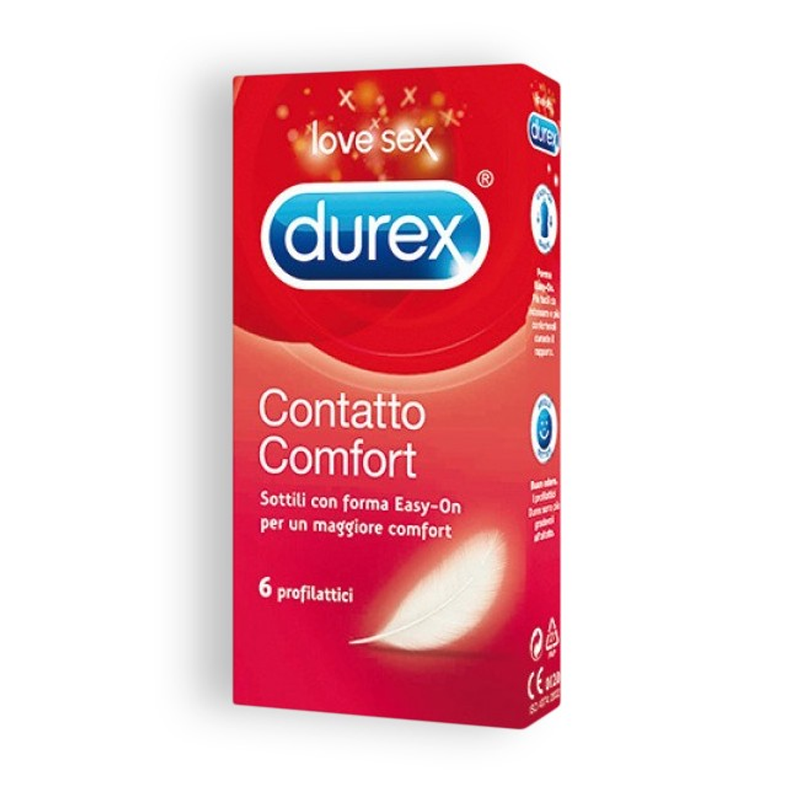 PRESERVATIVOS DUREX CONTATTO COMFORT 6 UNIDADES 1
