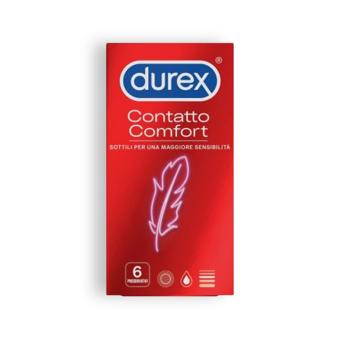PRESERVATIVOS DUREX CONTATTO COMFORT 6 UNIDADES 2