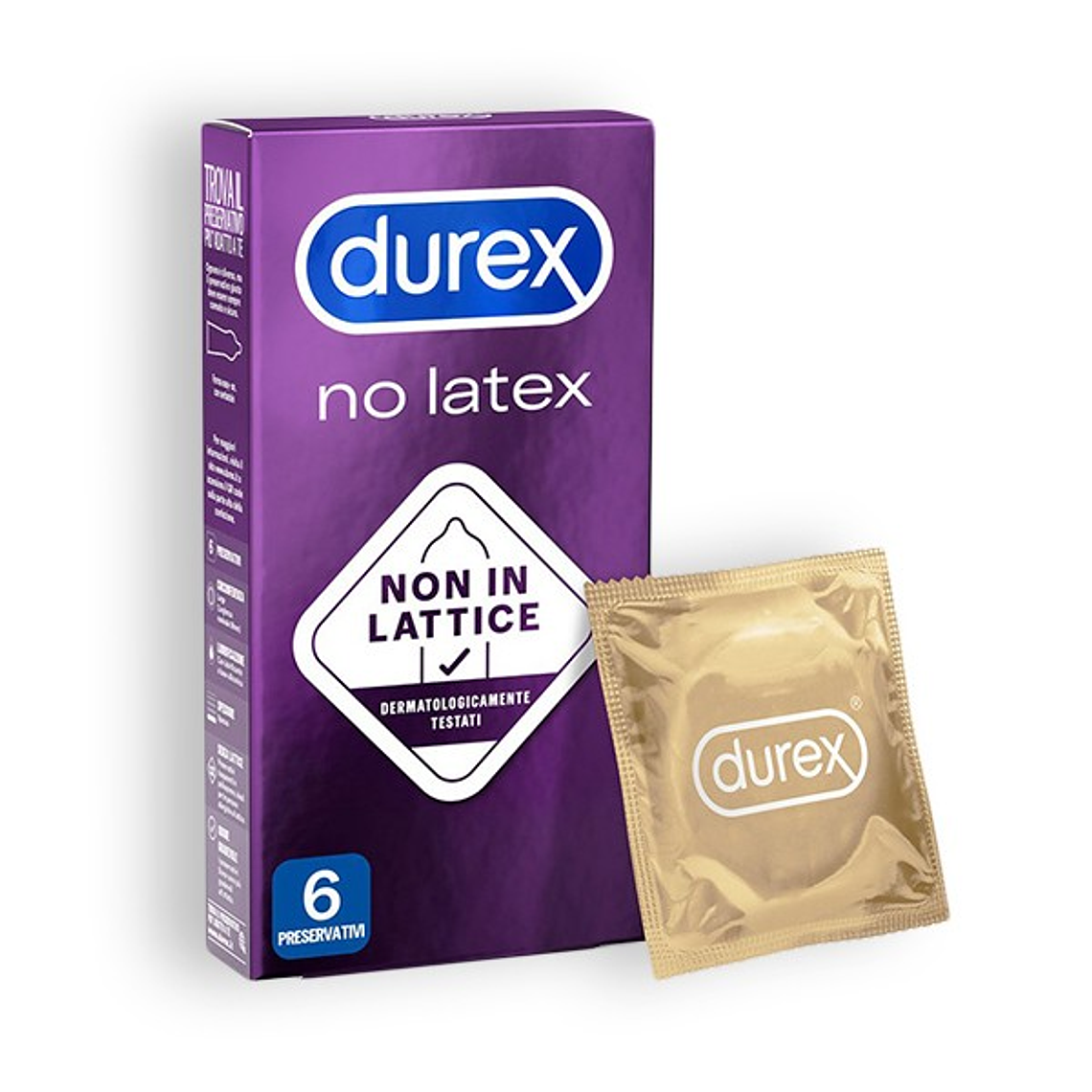 PRESERVATIVOS DUREX NO LATEX 6 UNIDADES 2