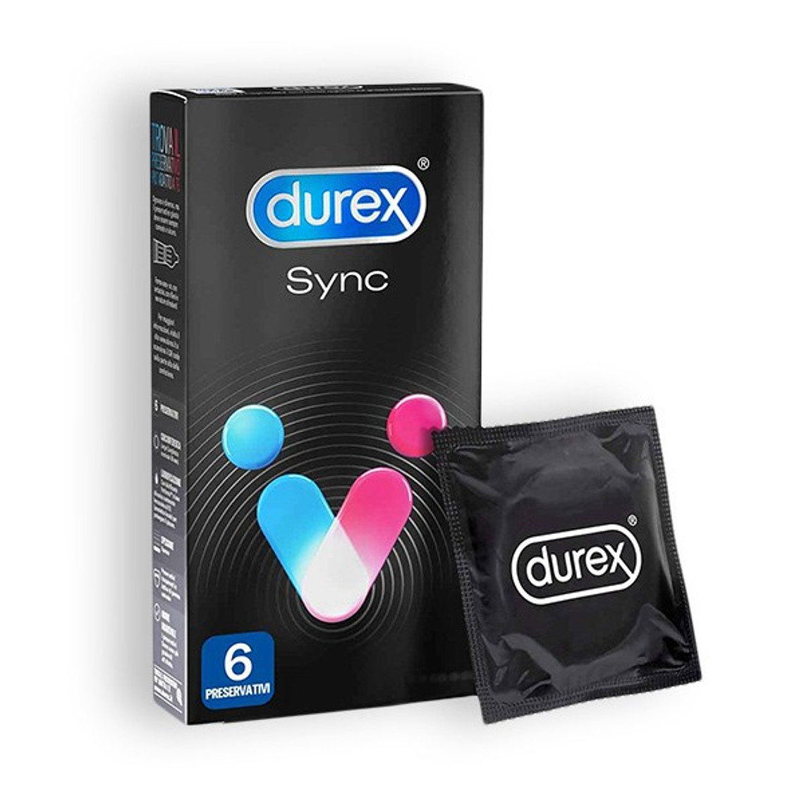 PRESERVATIVOS DUREX SYNC 6 UNIDADES 1