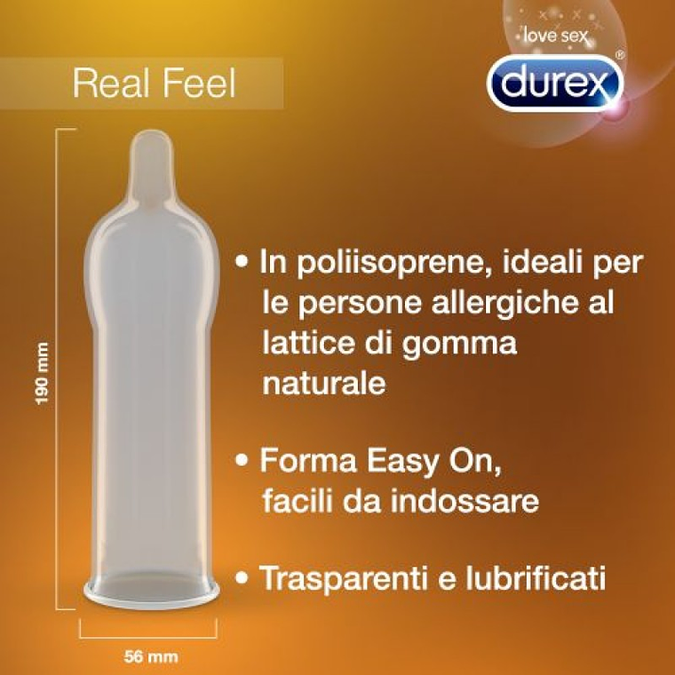 PRESERVATIVOS DUREX REAL FEEL 6 UNIDADES 2