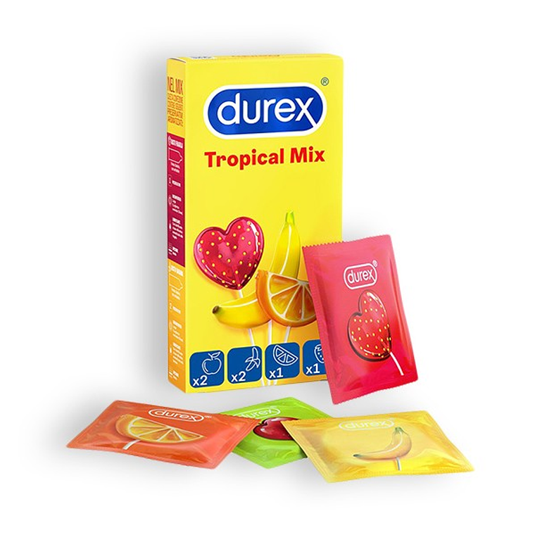 PRESERVATIVOS DUREX TROPICAL 6 UNIDADES 1