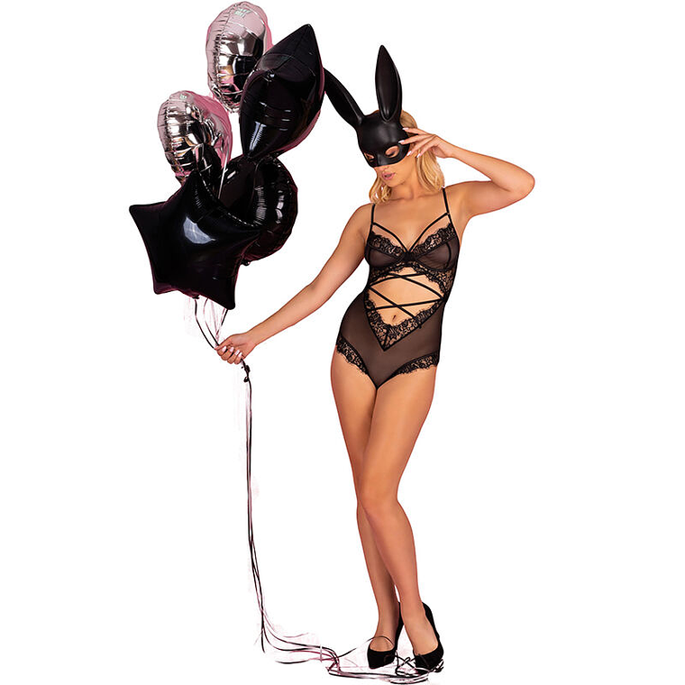 LIVCO CORSETTI FASHION - KYLSSIAM LC 90613 CORPO PRETO L/XL 1