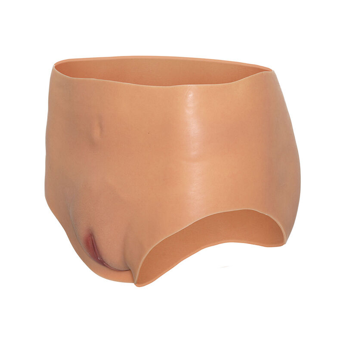 DESEJO OCULTO - ALTER EGO VAGINA ABERTA CALCINHA CINTURA ALTA COR DA CARNE 1