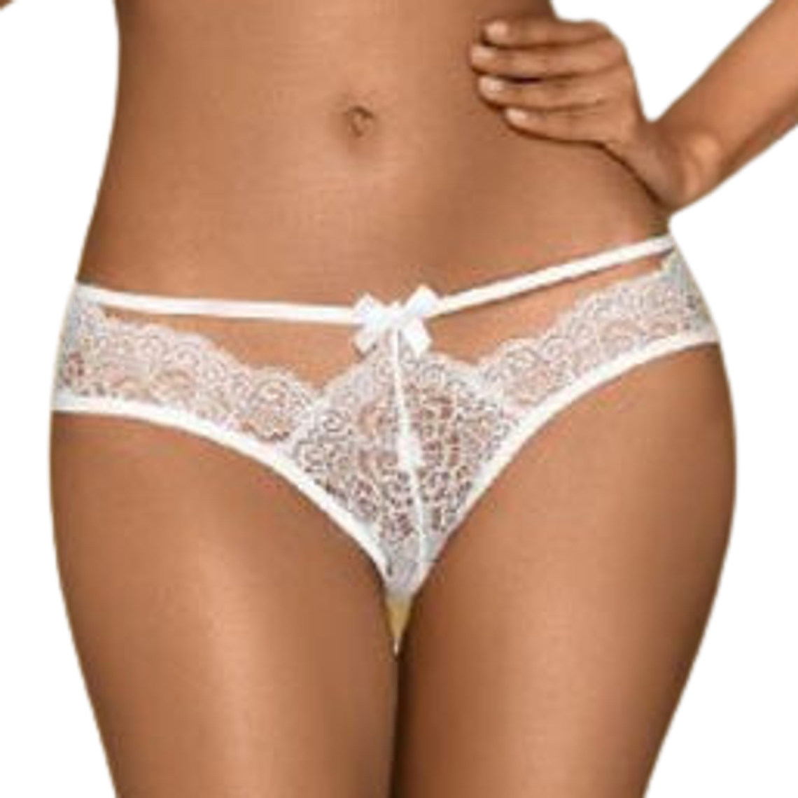 PENTHOUSE - ADORE ME PANTIES BRANCO S/M 1