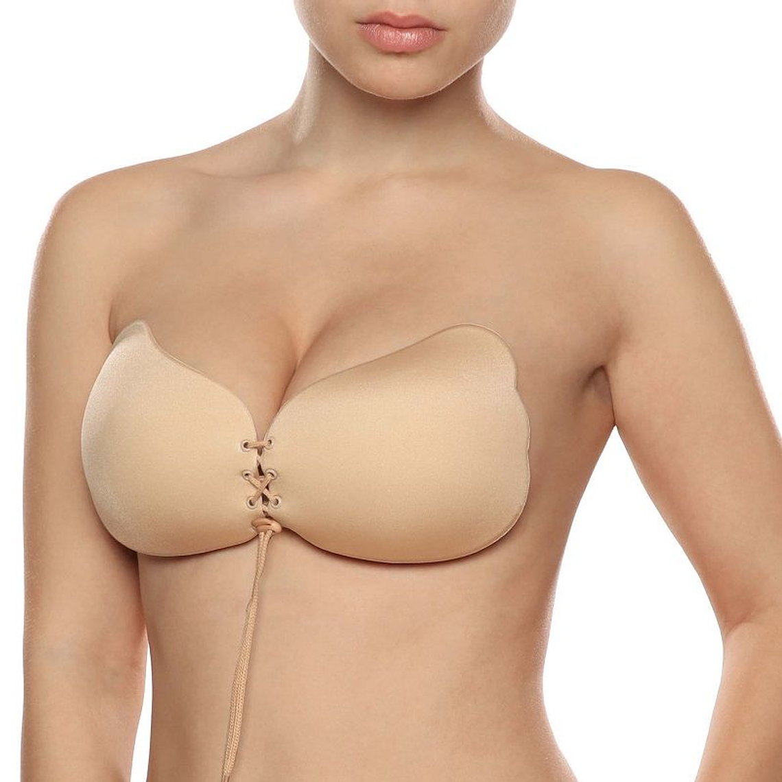 BYE-BRA - LACE-IT APRIMORAMENTO PUSH-UP BEIGE COPO A 1