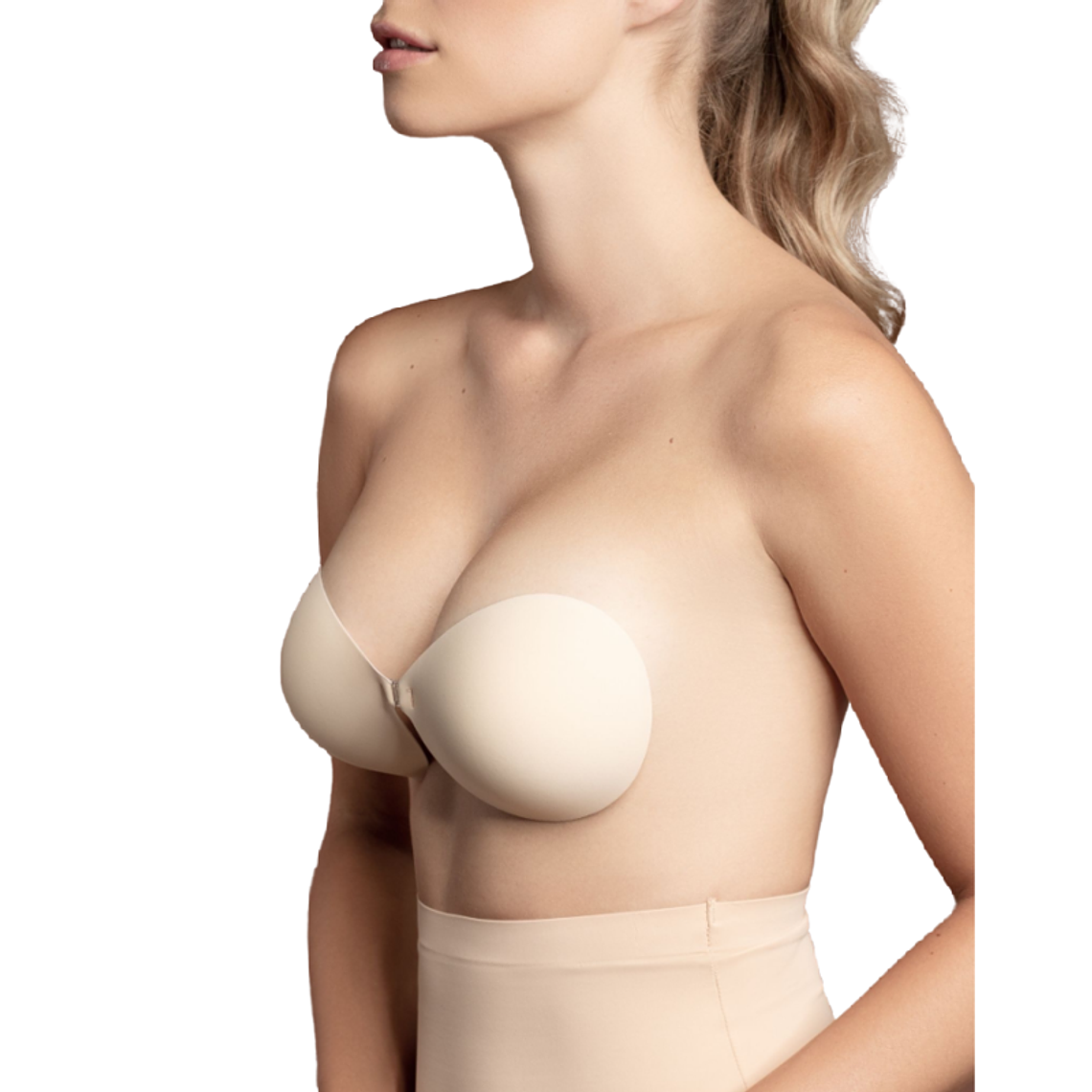 BYE-BRA - SUTI INVISÍVEL BEIGE COPO C 1