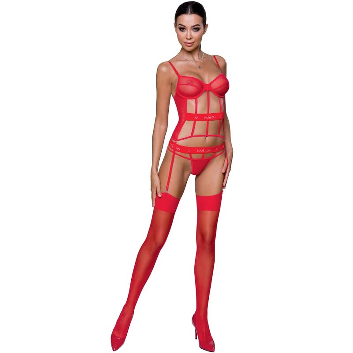 PASSION - CORSET KYOUKA VERMELHO L/XL 1