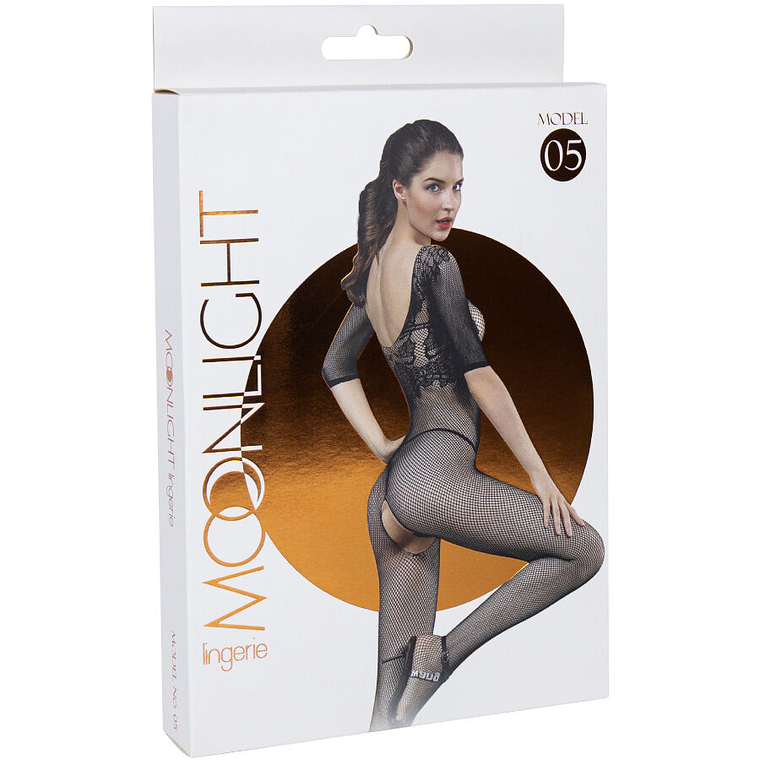 MOONLIGHT - MODELO 5 BODYSTOCKING PRETO TAMANHO ÚNICO 1