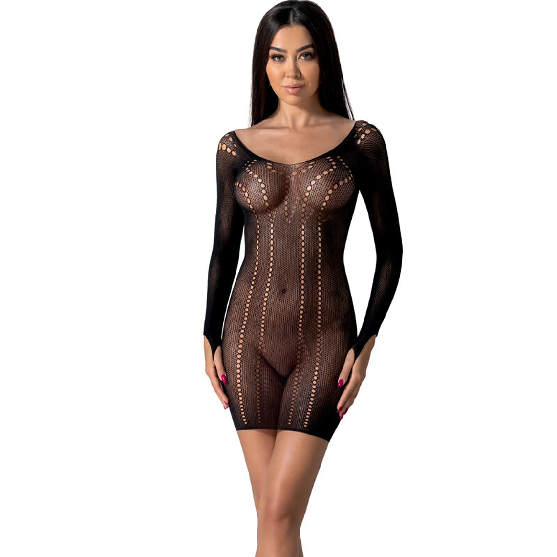 PASSION - BS101 BODYSTOCKING PRETO TAMANHO ÚNICO 1