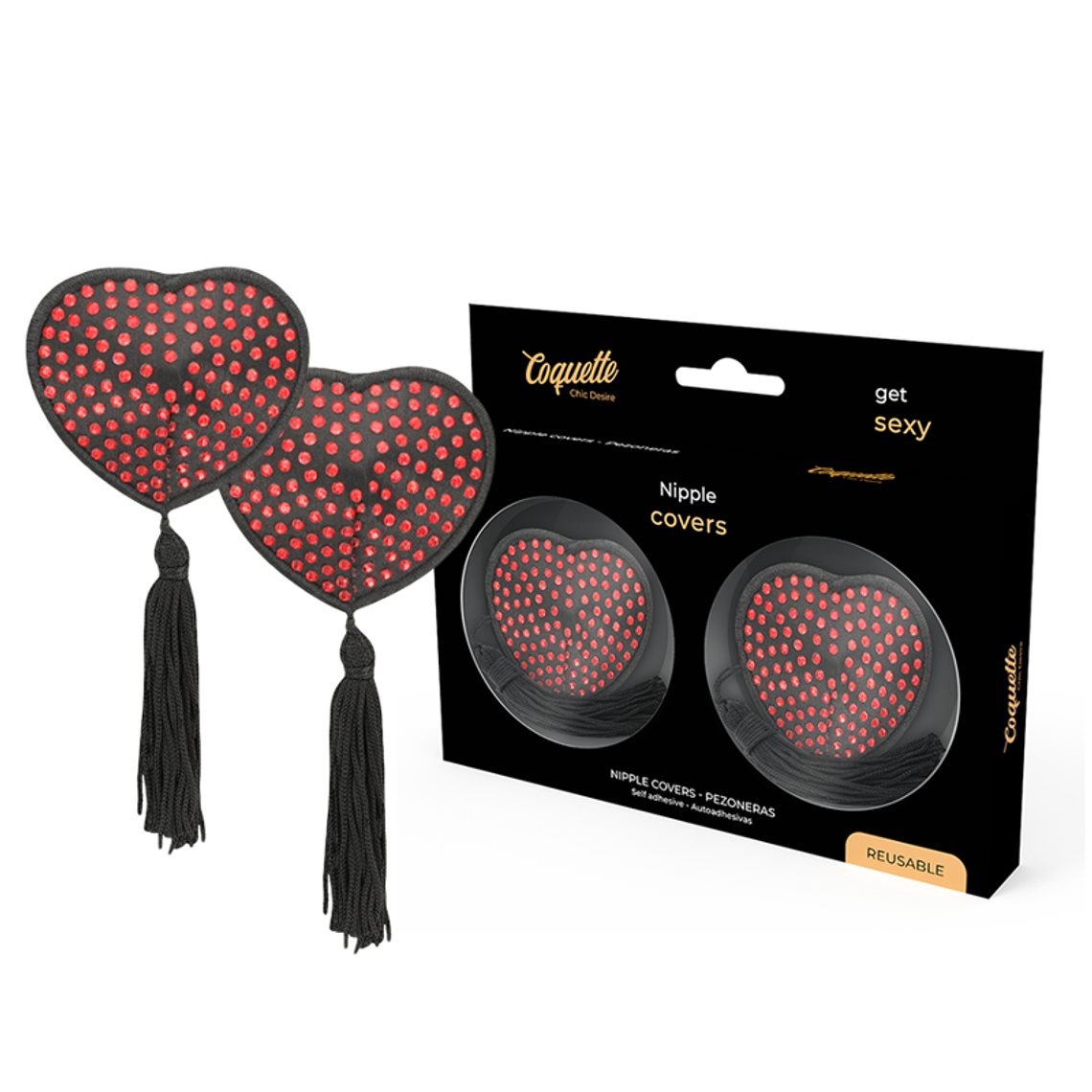 COQUETTE CHIC DESIRE - COBERTURAS PARA BICOS VERMELHAS/PRETAS 1