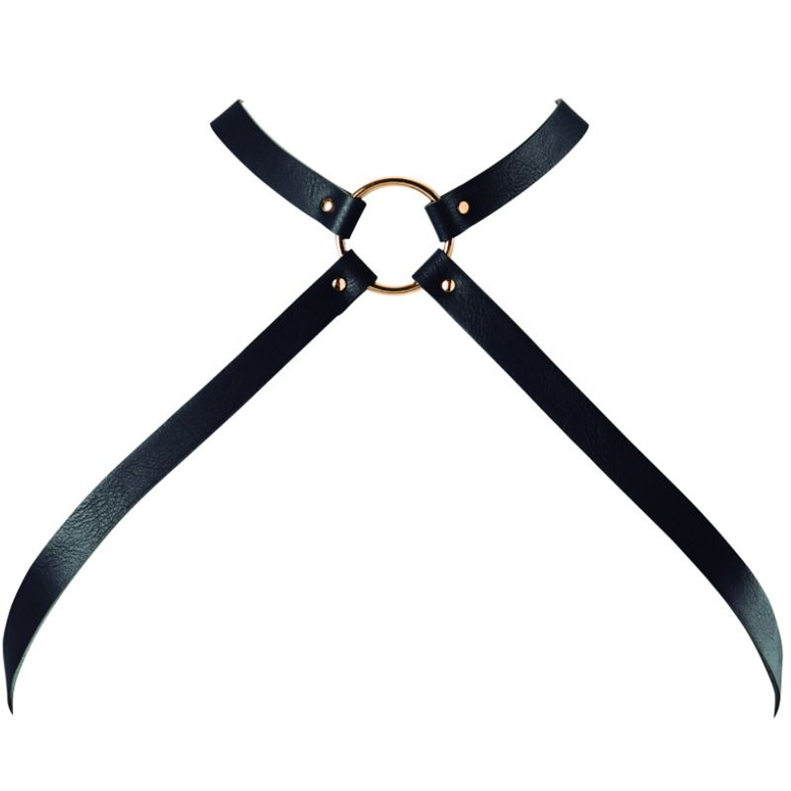 BIJOUX - INDISCRETS MAZE ARNÊS DE PEITO CRUZADO PRETO 1