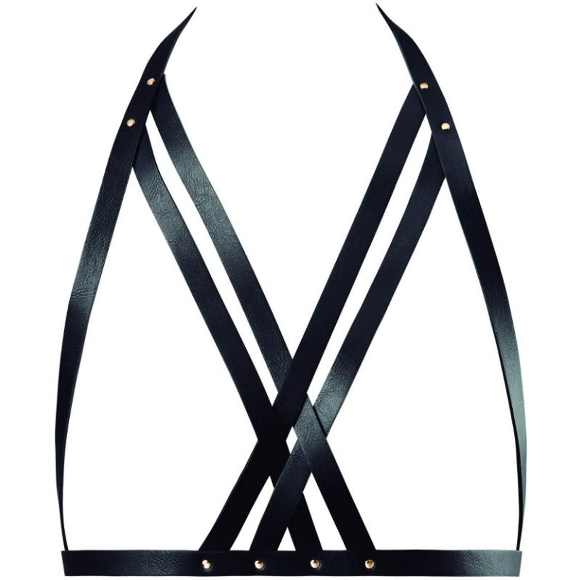 BIJOUX INDISCRETS MAZE - HALTER BRA HARNESS PRETO 1