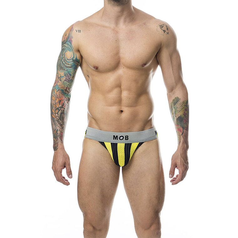 MOB - CALÇA CLASSIC JOCK STRIPE AMARELA TAMANHO XXL 1