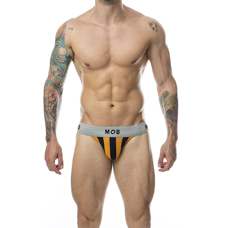 MOB - CALÇA CLASSIC JOCK STRIPE LARANJA TAMANHO XXL 1
