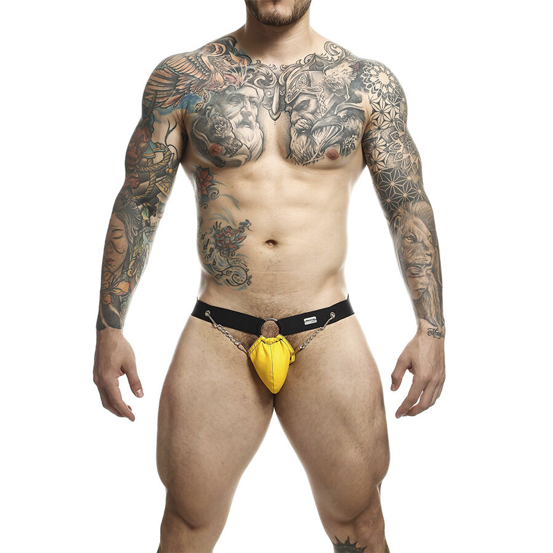 MOB - DNGEON AMARELO JOCKSTRAP COM CORRENTES TAMANHO ÚNICO 1