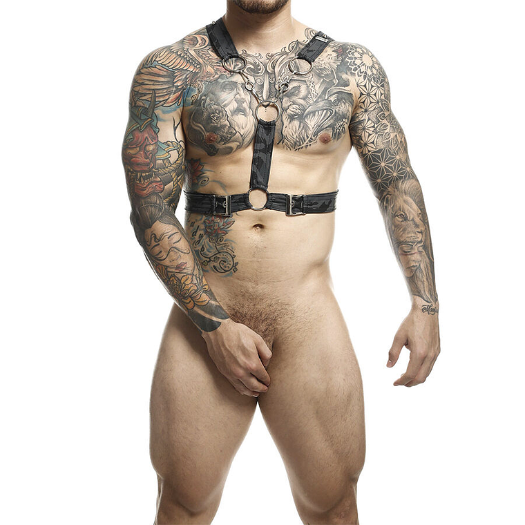 MOB - DNGEON ARREIO PRATEADO COM CORRENTES TAMANHO ÚNICO 1