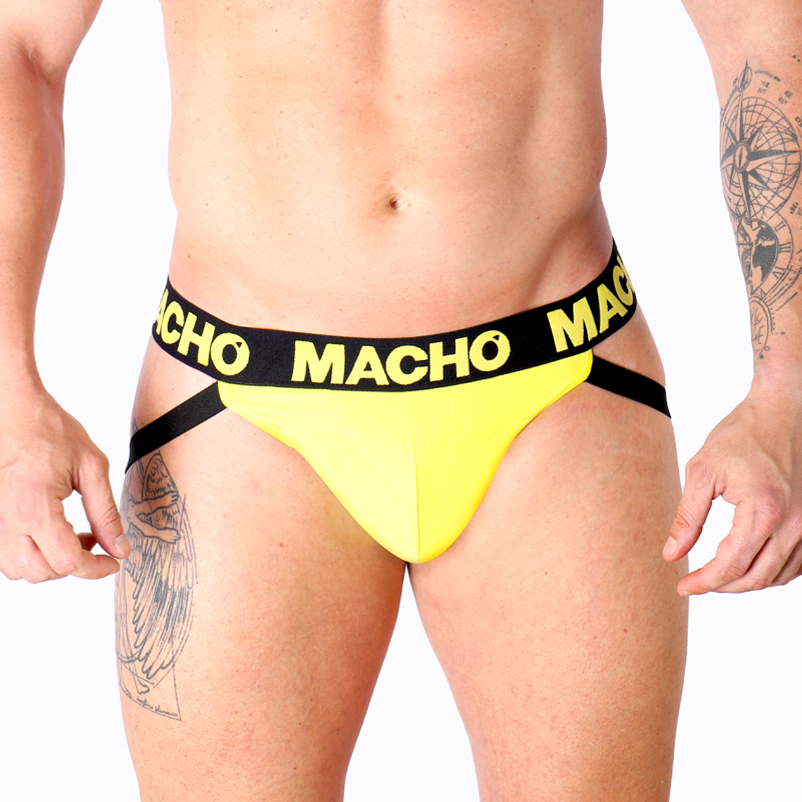 MACHO - MX25A JOCK LYCRA AMARELO L 1