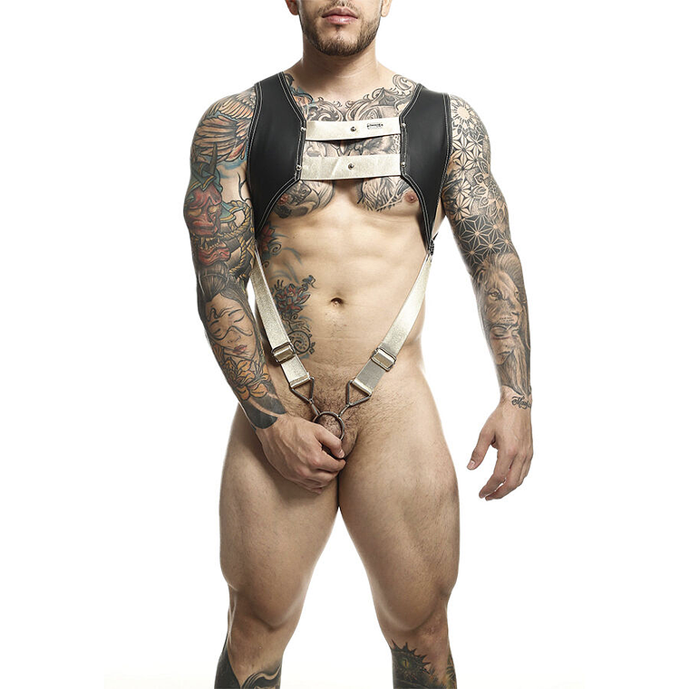 MOB - ARREIO DENGEON COM ANEL PÊNICO DOURADO TAMANHO ÚNICO 1