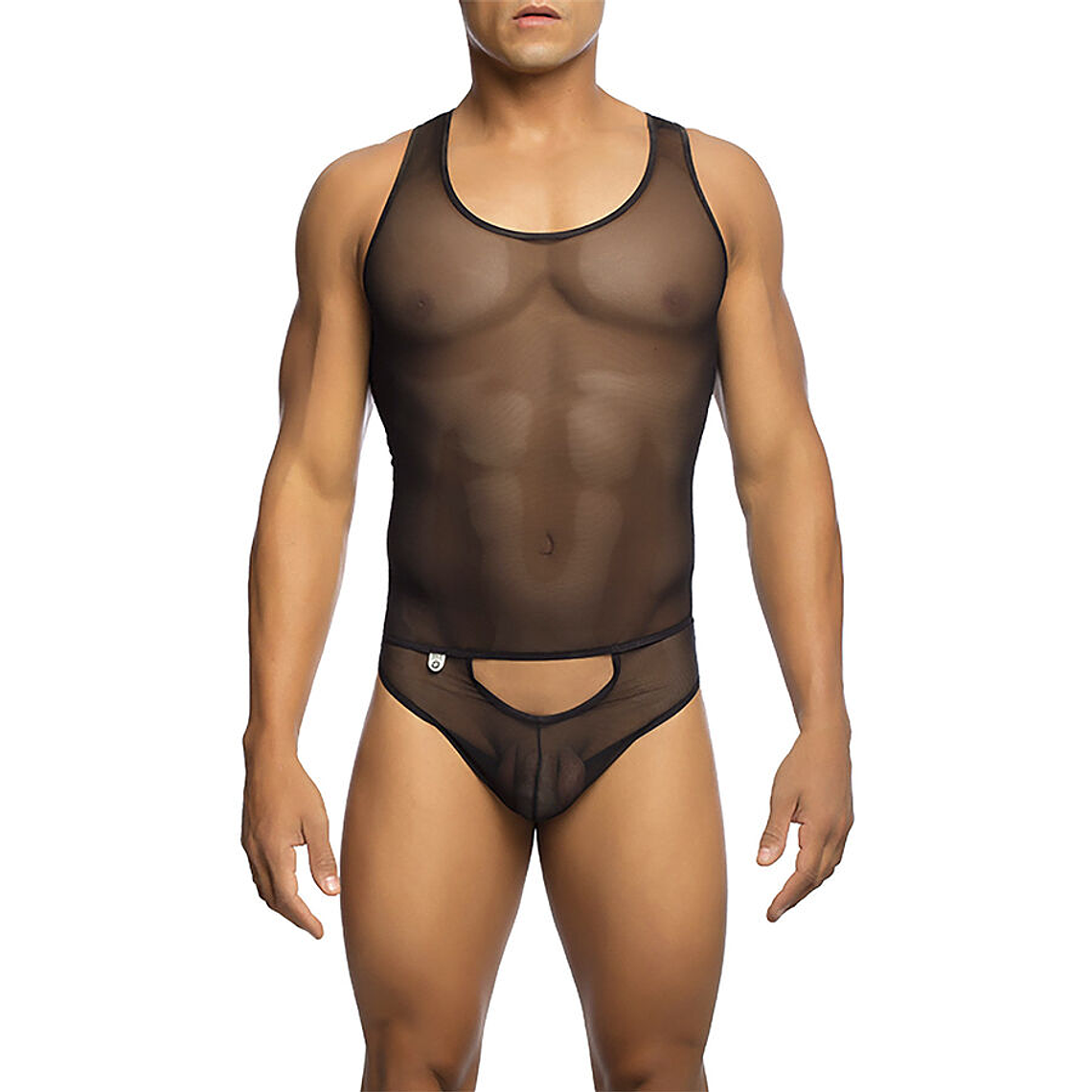 MOB - BODYSHEER PRETO TRANSPARENTE TAMANHO L/XL 1
