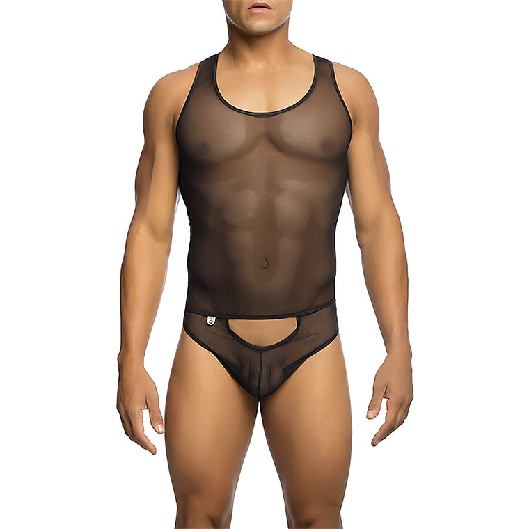 MOB - BODYSHEER PRETO TRANSPARENTE TAMANHO L/XL 1