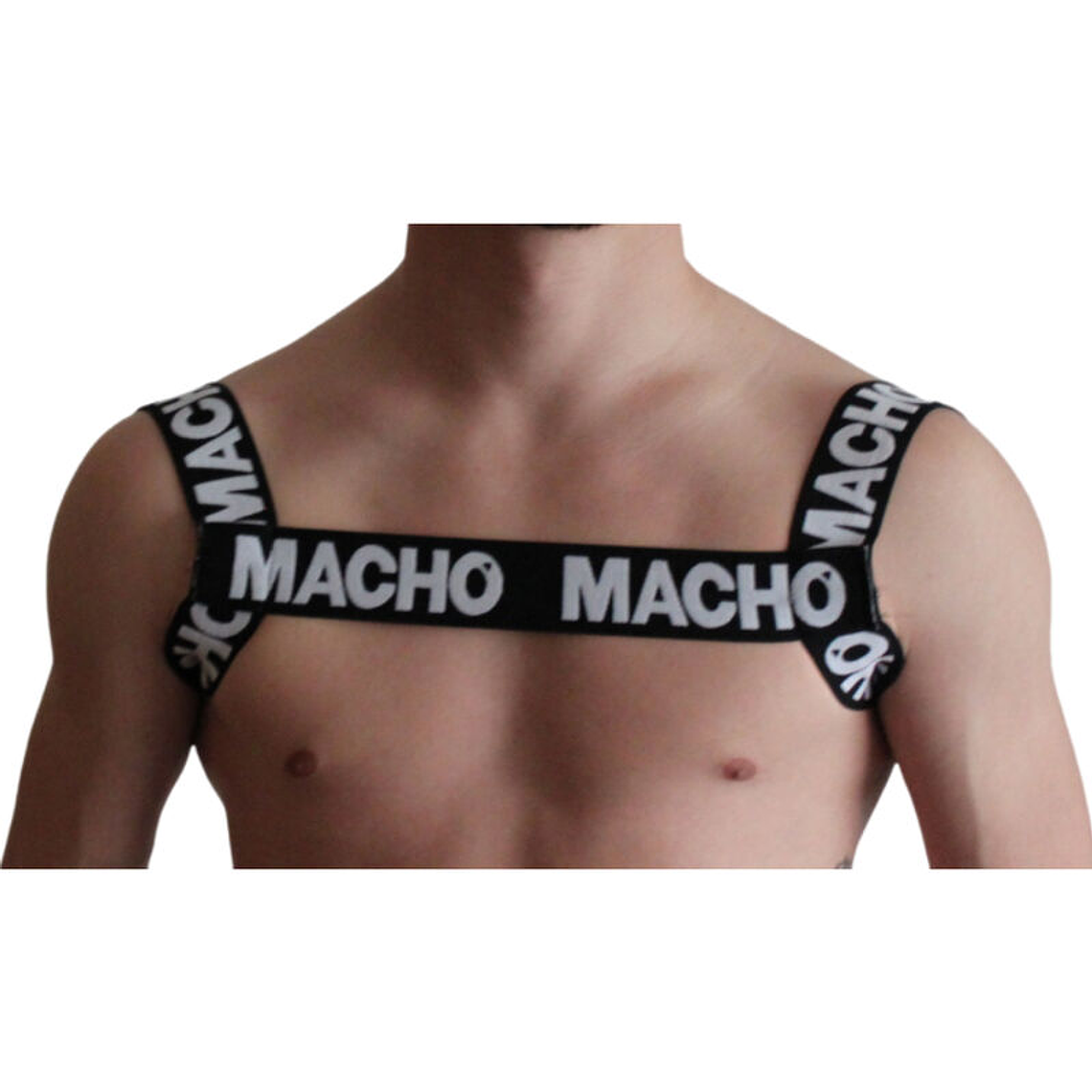MACHO - ARNÊS DUPLO PRETO 1
