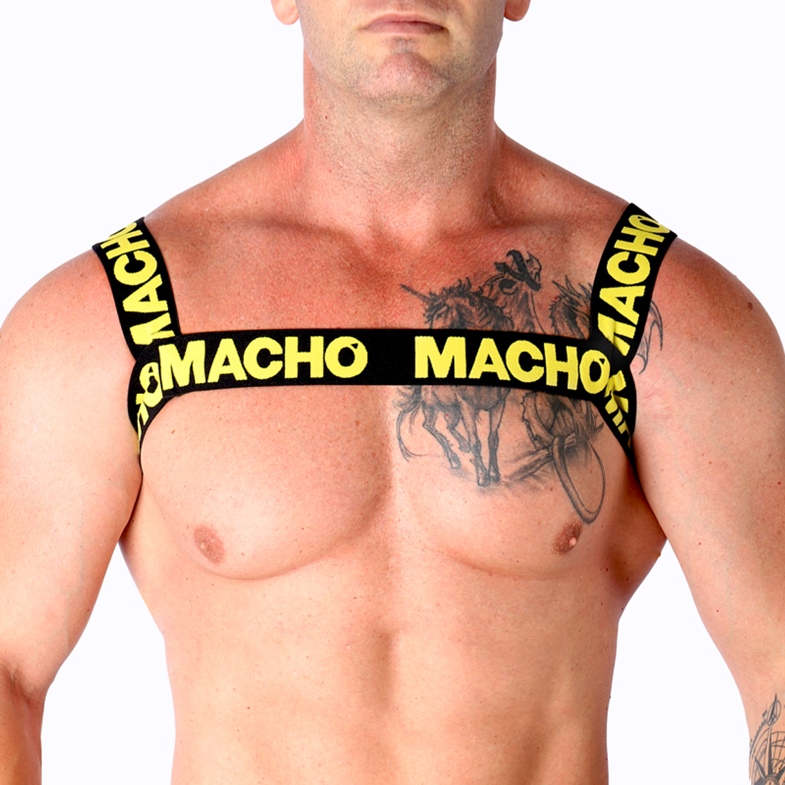 MACHO - ARNÊS DUPLO AMARELO 1