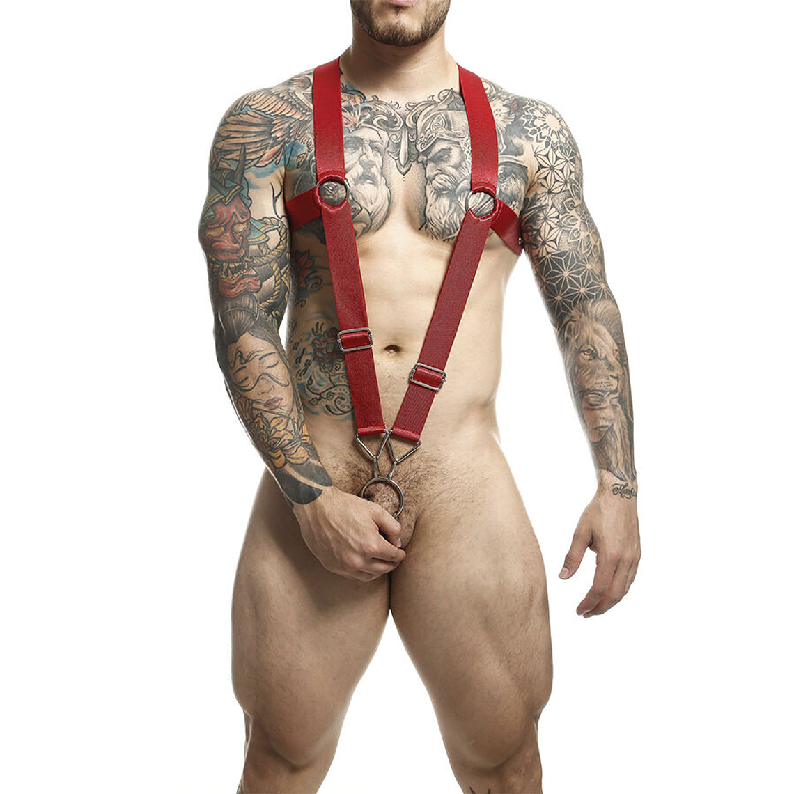 MOB - DNGEON CROSS BACK HARNESS VERMELHO TAMANHO ÚNICO 1