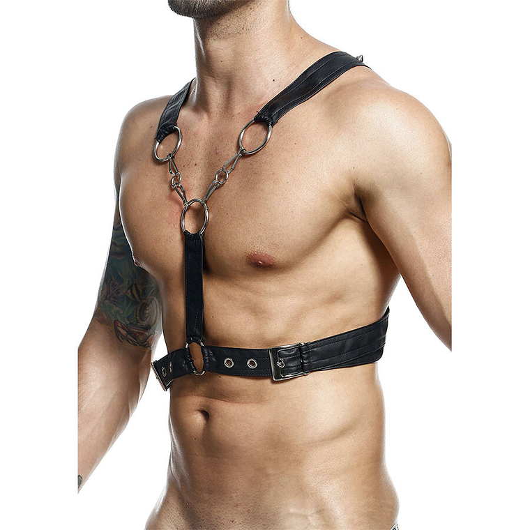 MOB - DNGEON CROSSED BLACK CHAIN HARNESS TAMANHO ÚNICO 1