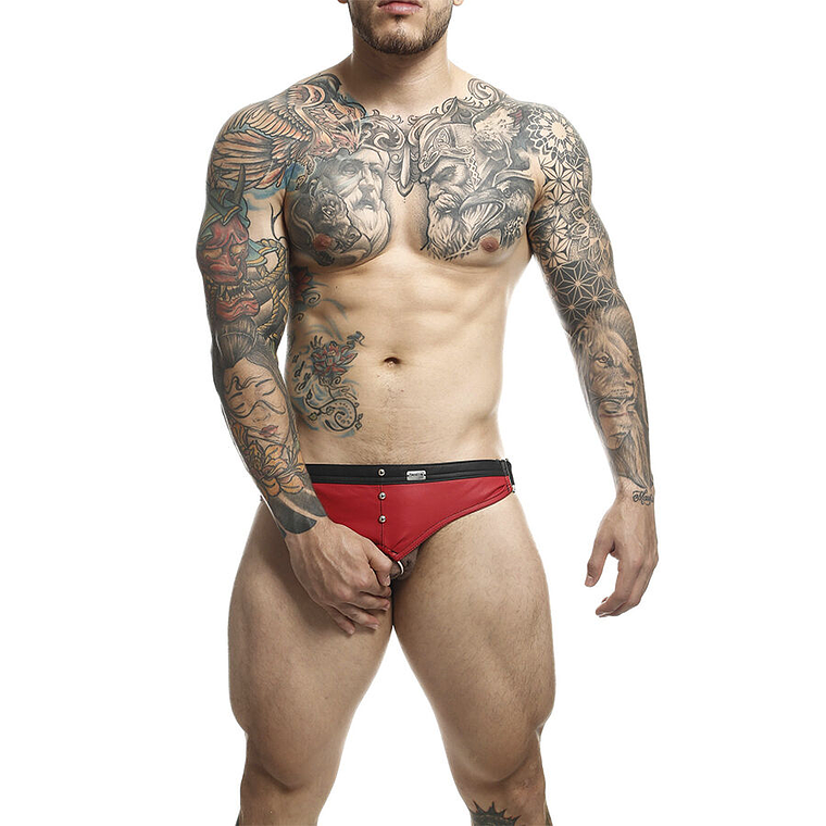MOB - DNGEON JOCKSTRAP ANEL DE PÉNIS VERMELHO TAMANHO ÚNICO 1