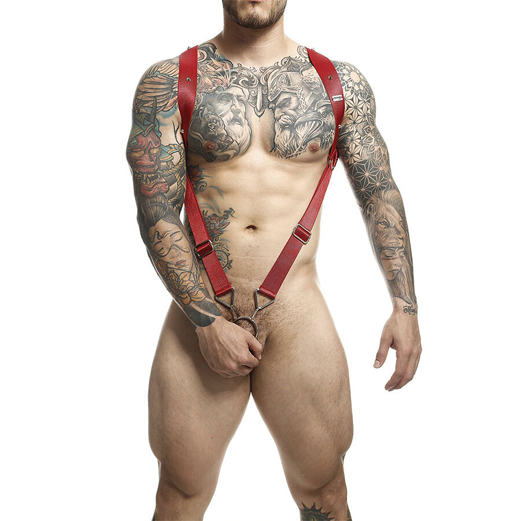 MOB - DNGEON VERMELHO ARREIO DE COSTAS RETA TAMANHO ÚNICO 1