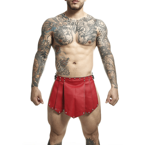 MOB - DNGEON VERMELHO SAIA ROMANDA TAMANHO ÚNICO