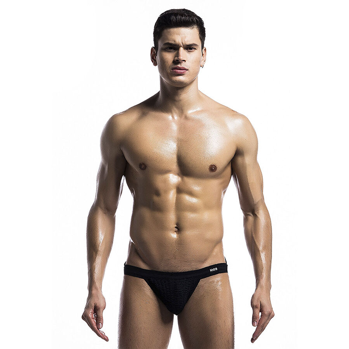 MOB - FETISH JOCKSTRAP SWIMSUMS PRETO TAMANHO XL 1