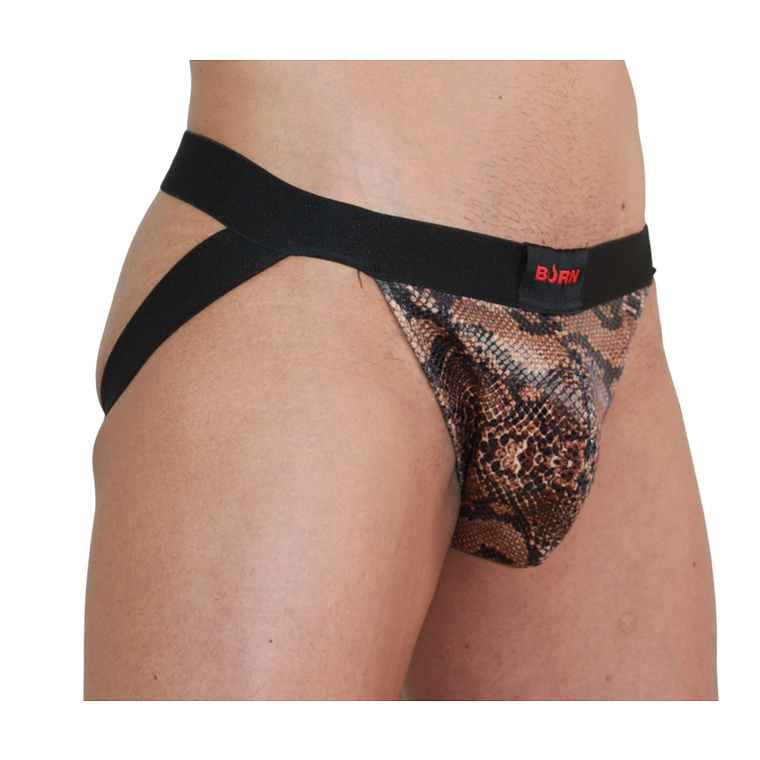 BURN - 002 JOCK SNAKE PRETO XL 1