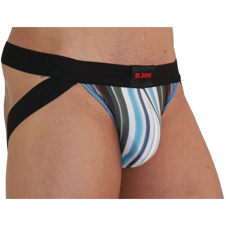 BURN - 009 JOCK MULTICOLOR / PRETO L 1