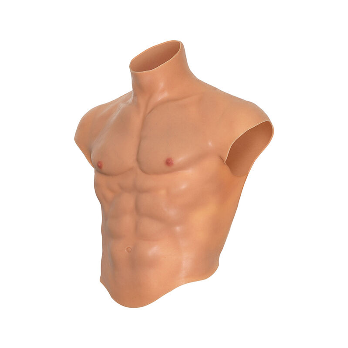 DESEJO OCULTO - CAMISETA DE TORSO MASCULINO DE SILICONE ALTER EGO COM DETALHES EM TOM DE CORPO 1